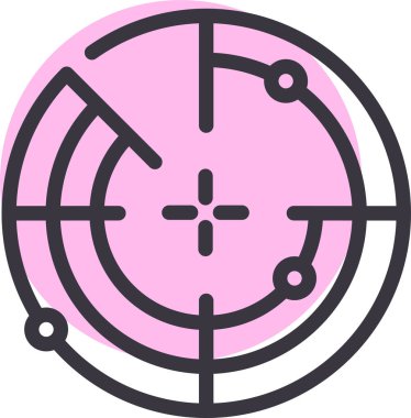 arama web simgesi, basit vektör illüstrasyonu 