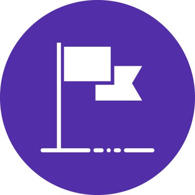 bayrak ikonu vektör illüstrasyonu 