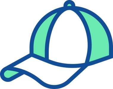Şapka. Web simgesi basit illüstrasyon