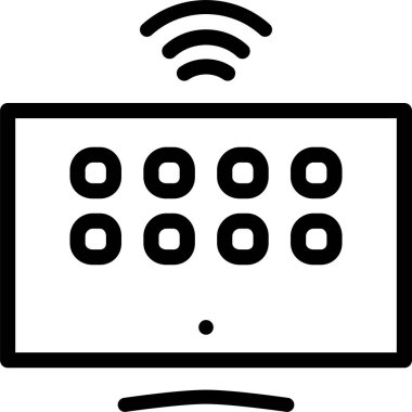 wifi web simgesi, basit vektör illüstrasyonu