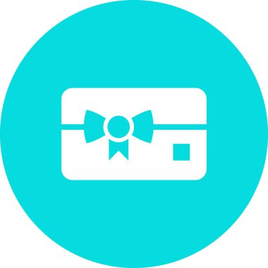 Hediye. Web simgesi basit illüstrasyon 