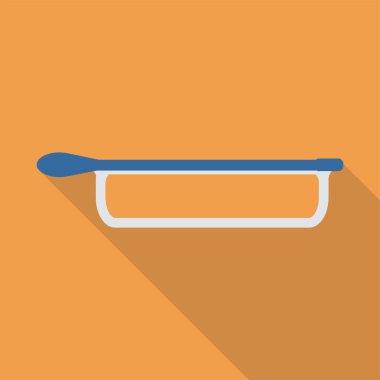 Tek bir modern mutfak simgesinin vektör çizimi