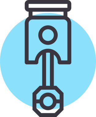 robot. Web simgesi basit illüstrasyon