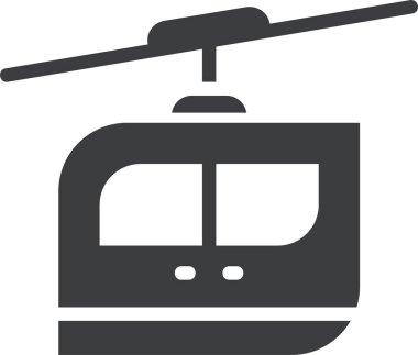 tren. Web simgesi basit illüstrasyon