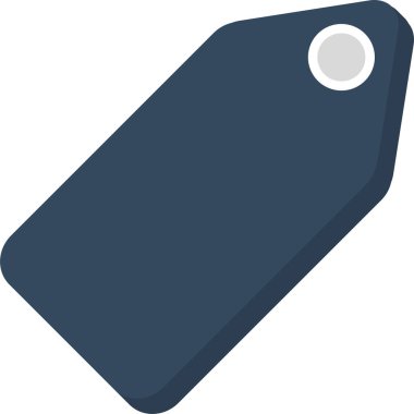 Etiket. Web simgesi basit illüstrasyon 