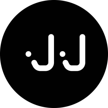 Güzel bir simgenin vektör illüstrasyonu