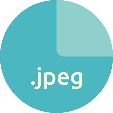 jpeg dosya biçiminin vektör illüstrasyonu