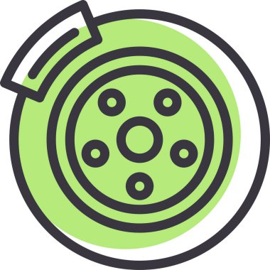 Dairesel testere simgesinin gösterimi