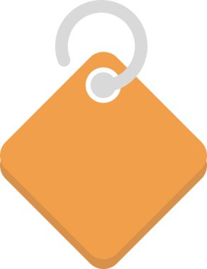 Etiket. Web simgesi basit illüstrasyon 