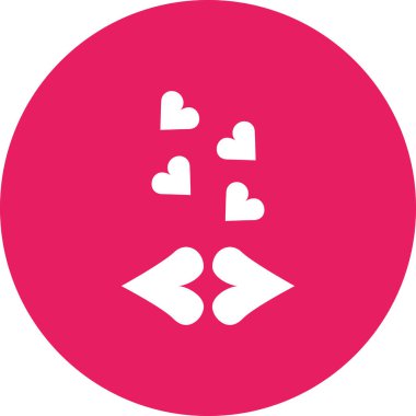 kalp simgesi, vektör illüstrasyonu