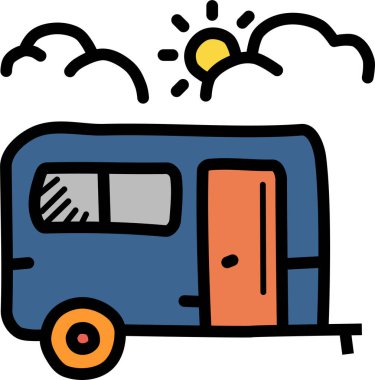 - Araba. Web simgesi basit illüstrasyon