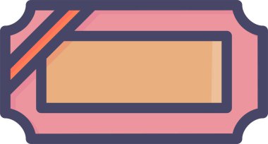 Kupon. Web simgesi basit tasarım