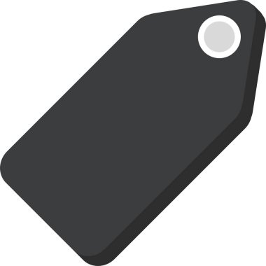 Etiket. Web simgesi basit illüstrasyon 