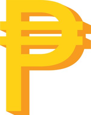 Peso web simgesi basit illüstrasyon