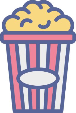 Yemek. Web simgesi basit illüstrasyon