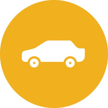 araba simgesi vektör illüstrasyonu