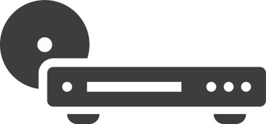 Oyuncu. Web simgesi basit illüstrasyon