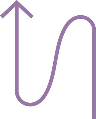 ok web simgesi, basit vektör illüstrasyonu 