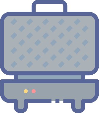 bagaj. Web simgesi basit illüstrasyon