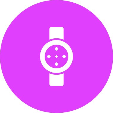 Saat simgesi vektör illüstrasyonu