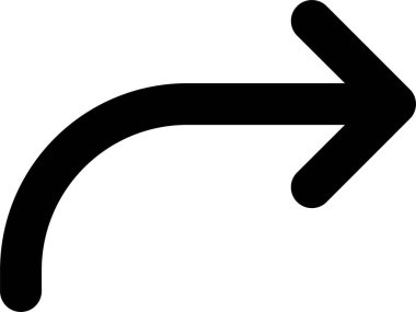 ok web simgesi, basit vektör illüstrasyonu 