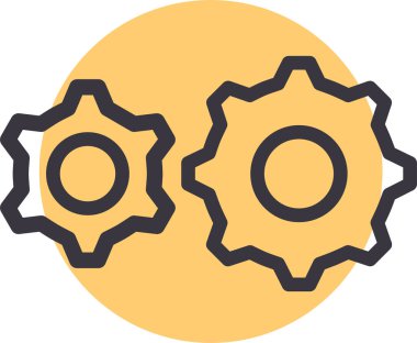 Ayarlama. Web simgesi basit illüstrasyon