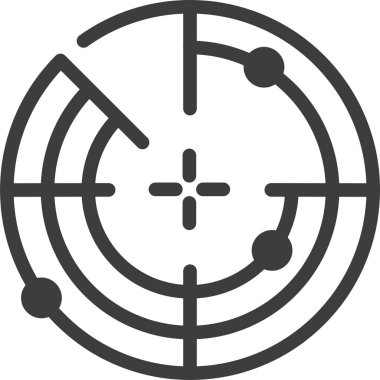 arama web simgesi, basit vektör illüstrasyonu 