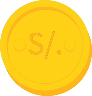 Altın sikke ağ ikonu vektör illüstrasyonu