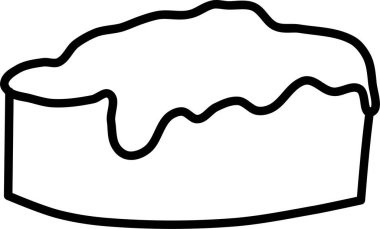 Bir ağaç simgesinin vektör illüstrasyonu