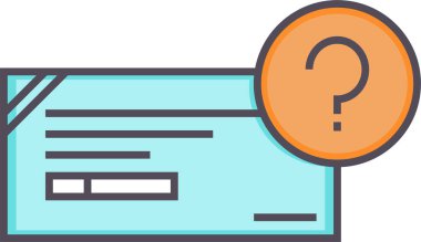 Belge. Web simgesi basit illüstrasyon