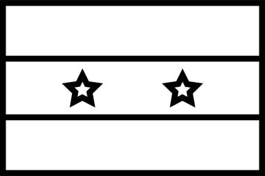 Suriye ülke bayrağı, vektör illüstrasyonu 