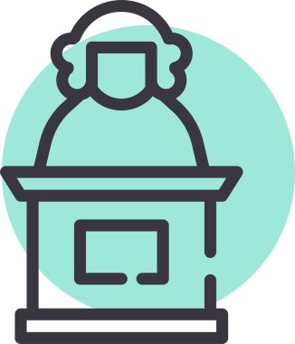 Sinyal. Web simgesi basit illüstrasyon