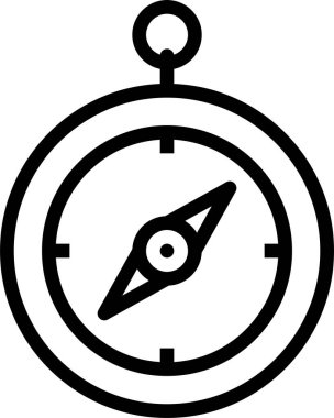 Pusula. Web simgesi basit tasarım 