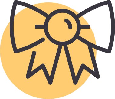 Hediye. Web simgesi basit illüstrasyon