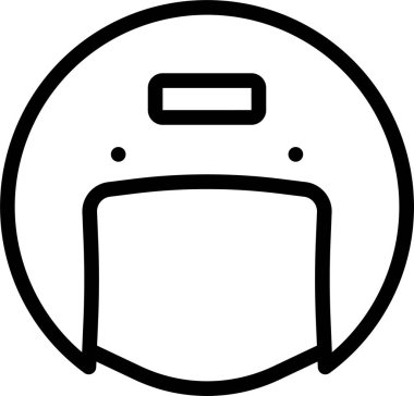 Bir alışveriş poşeti simgesinin vektör çizimi