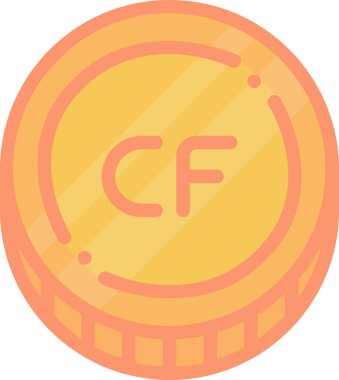 Franc, soyut vektör logo şablonu