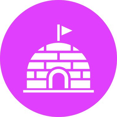  igloo  web icon simple illustration
