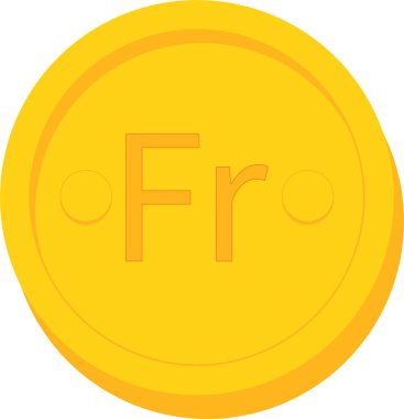 Altın sikke web simgesi basit illüstrasyon