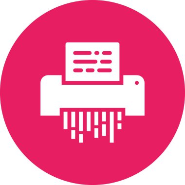 Bir belge dosya simgesinin vektör illüstrasyonu 