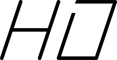 Bir çubuk simgesinin vektör illüstrasyonu