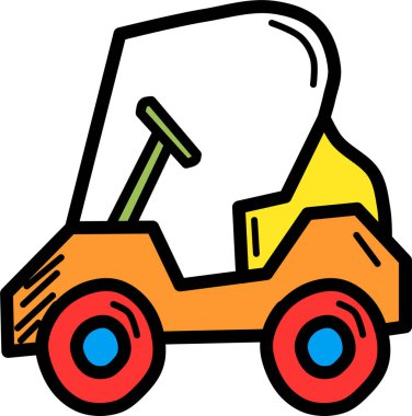 golf web simgesi basit illüstrasyon