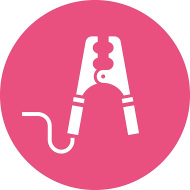 Pil simgesinin vektör illüstrasyonu