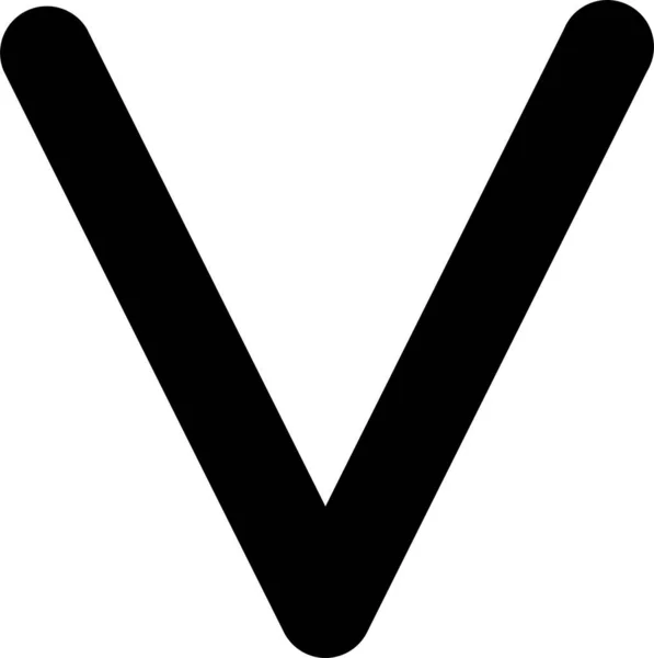 Icono Flecha Web Ilustración Vector Simple — Vector de stock
