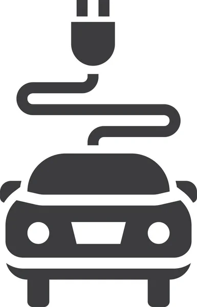 Coche Icono Web Diseño Simple — Vector de stock