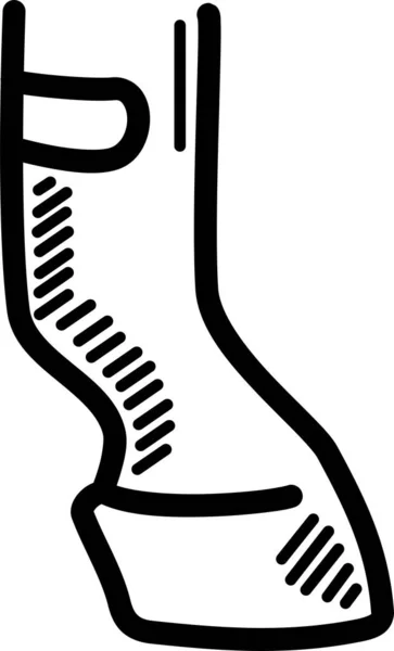 Носки Иконка Сайта — стоковый вектор