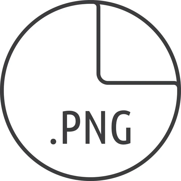 Pngファイル形式のベクトル図 — ストックベクタ