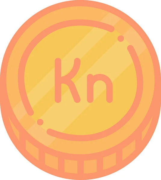 Kuna Web Icon Einfache Vektorillustration — Stockvektor