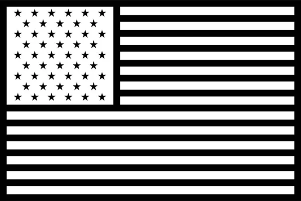 Vektorová Ilustrace Usa Country Flag — Stockový vektor