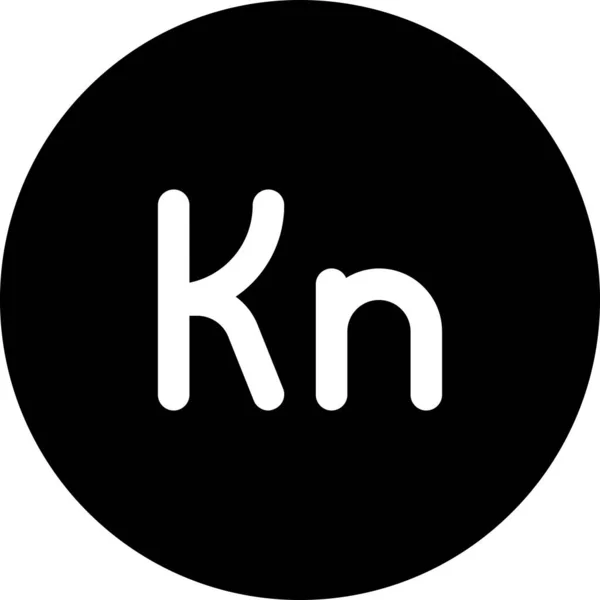 Kuna Web Icon Simple Vector Illustration — Stock Vector