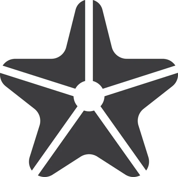 Star Icône Web Illustration Simple — Image vectorielle